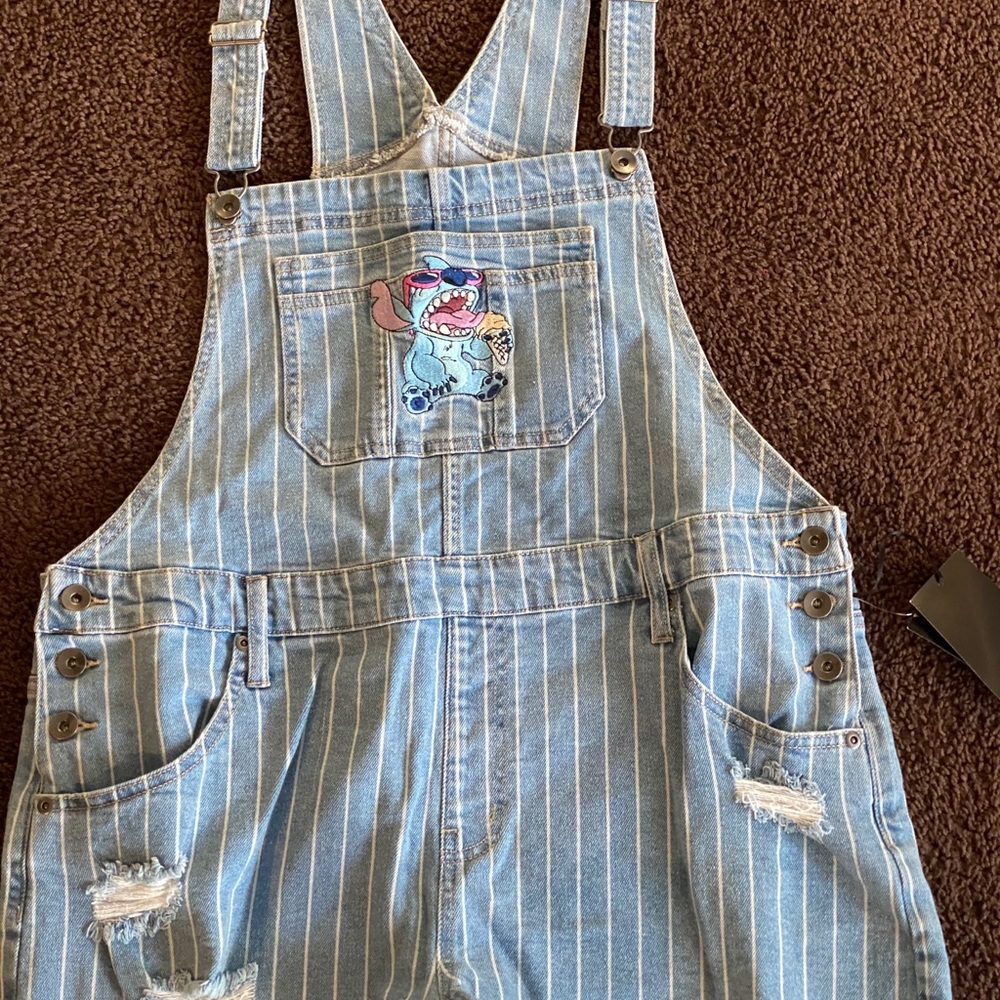 Blue overalls